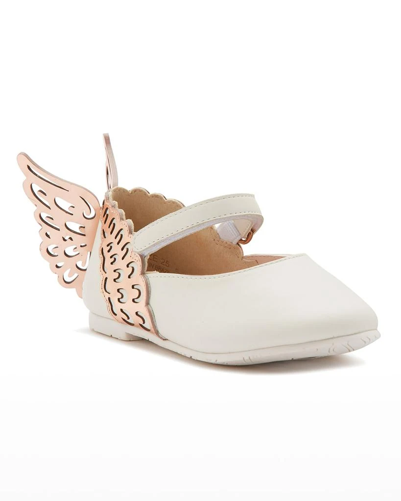 商品Sophia Webster|Girl's Evangeline Leather Butterfly-Wing Flats, Baby/Toddler,价格¥1353,第2张图片详细描述