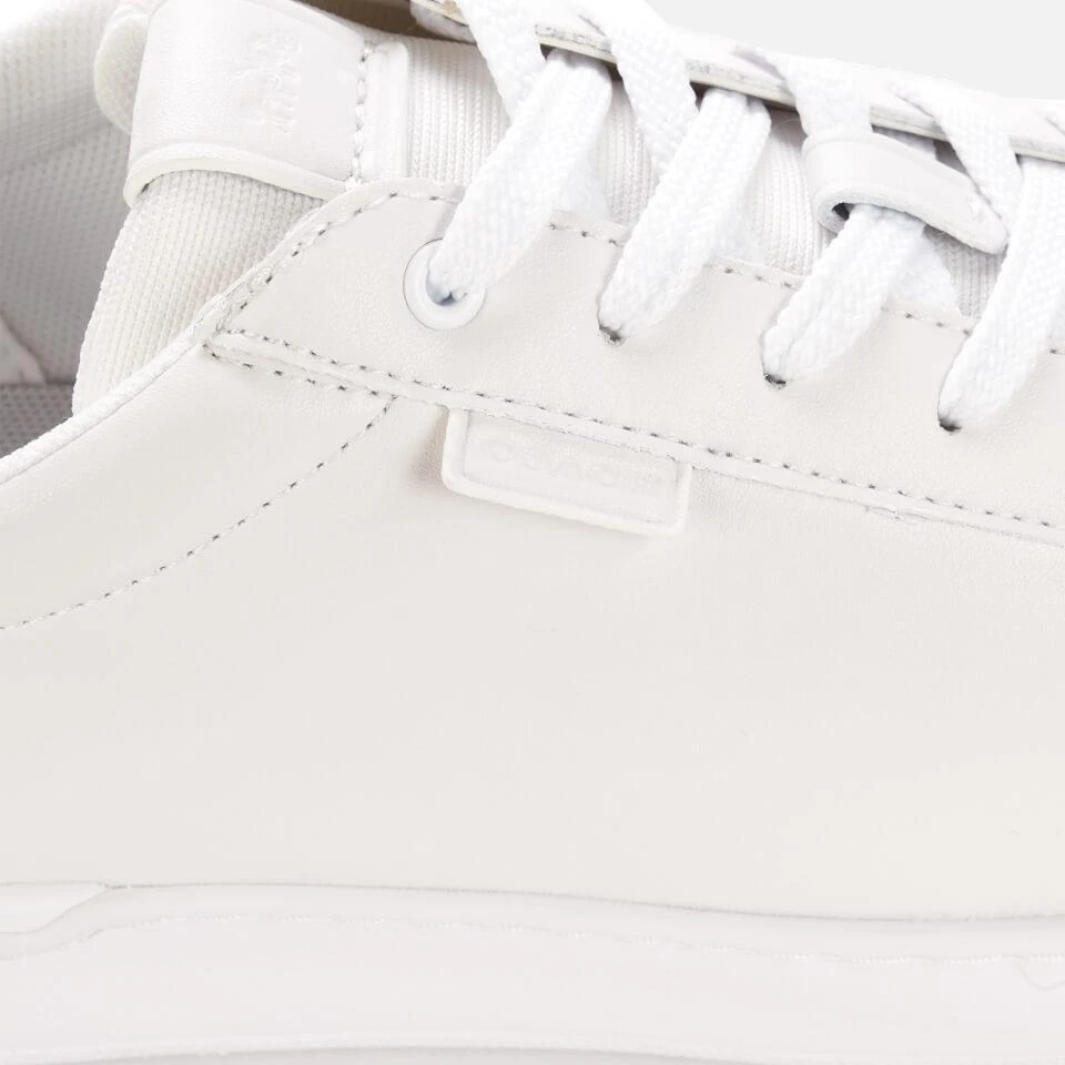 商品Coach|COACH MEN'S LOWLINE LEATHER LOW TOP TRAINERS - OPTIC WHITE,价格¥631,第4张图片详细描述