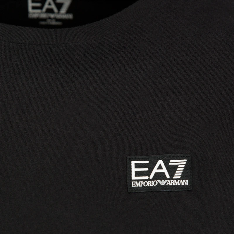 Emporio Armani 安普里奥 阿玛尼 男士黑色棉质经典LOGO款圆领短袖T恤 6GPT38-J2AZ-1200 商品