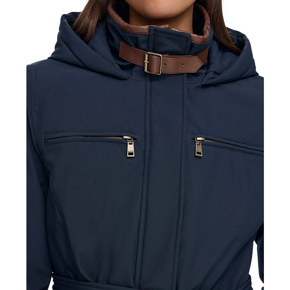 商品Tommy Hilfiger|Women's Hooded Crest Pocket Raincoat,价格¥1018,第4张图片详细描述