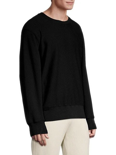 商品Les Tien|Cotton Crewneck Pullover Sweatshirt,价格¥497,第4张图片详细描述