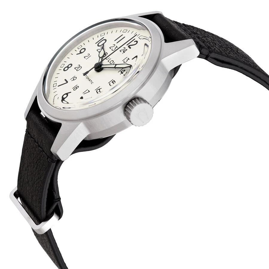 商品Bulova|Hack Automatic Ivory Dial Men's Watch 96A246,价格¥1518,第2张图片详细描述