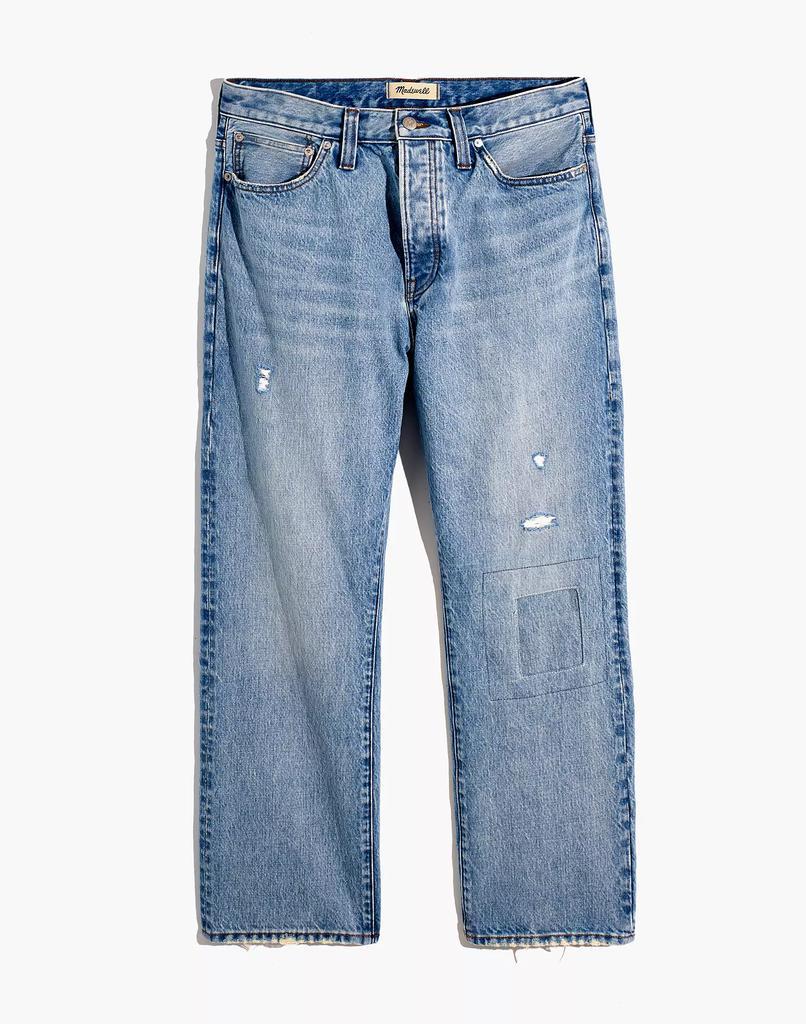 商品Madewell|Vintage Bootcut Jeans in Bendale Wash: Patchwork Edition,价格¥1257,第3张图片详细描述