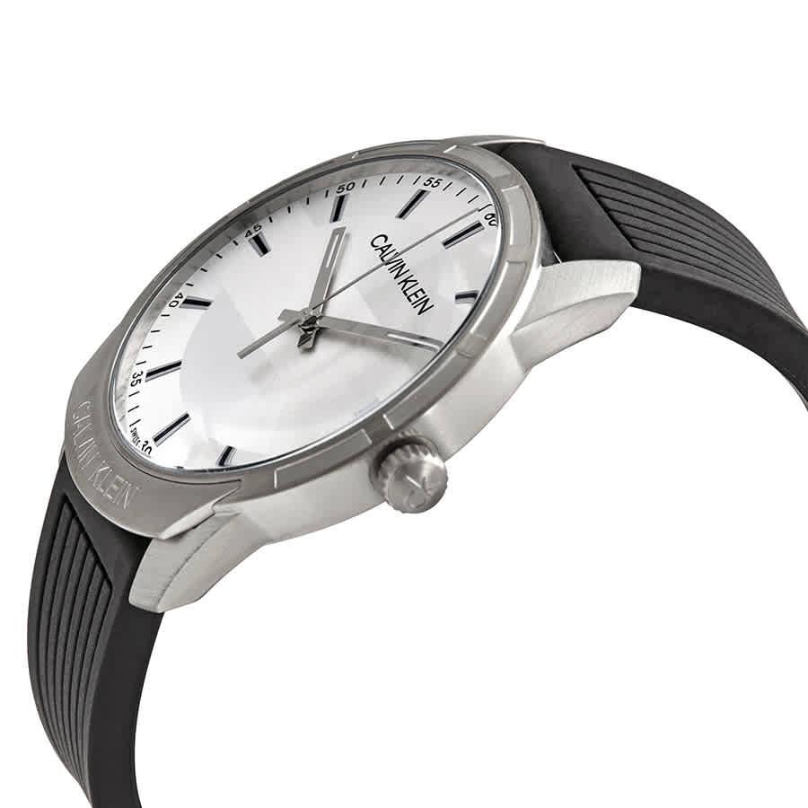 Calvin Klein Evidence Quartz Silver Dial Mens Watch K8R111D6商品第2张图片规格展示