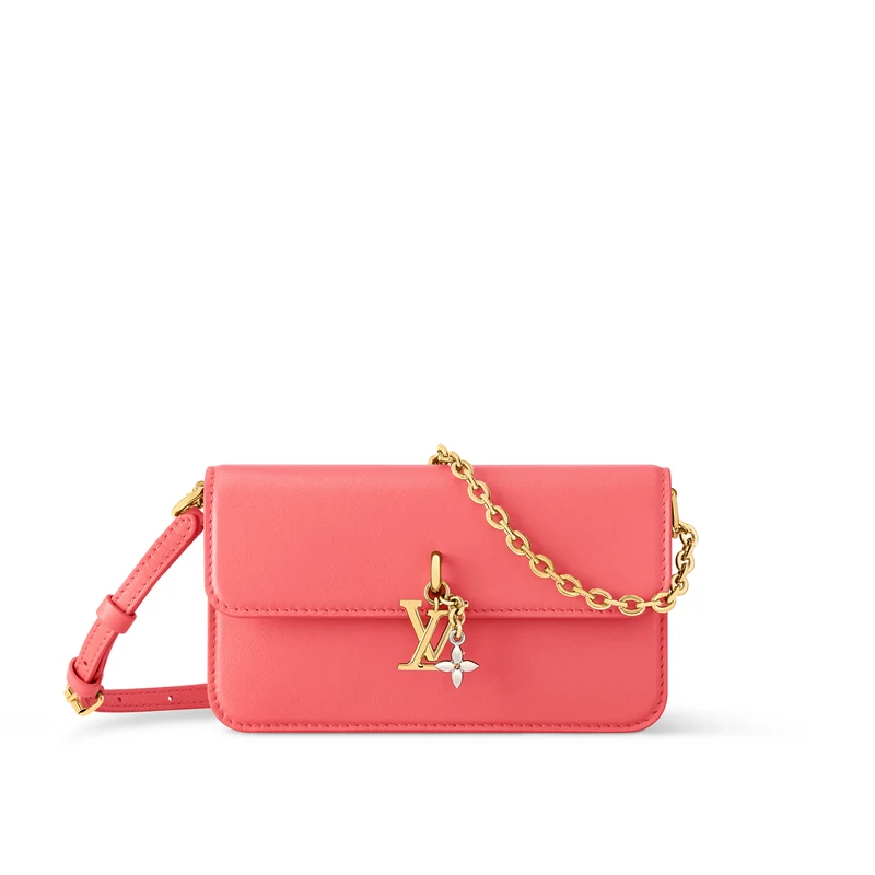 商品Louis Vuitton|LV/路易威登 女士珊瑚红小牛皮单肩包,价格¥13560,第1张图片