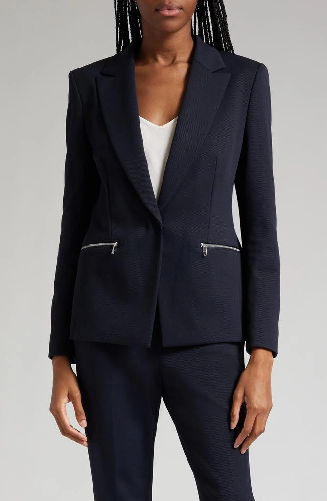 商品Hugo Boss|Jeneta Twill Blazer,价格¥1226,第1张图片