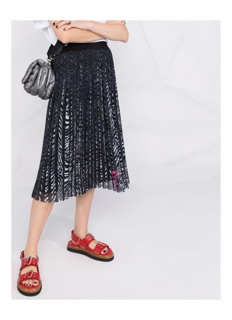 商品Karl Lagerfeld Paris|zebra printed pleated skirt,价格¥1196,第7张图片详细描述