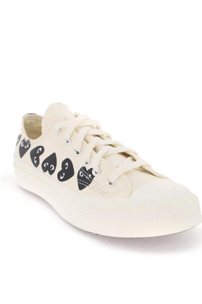 商品Comme des Garcons|Multi Heart Converse X Comme Des Gar S Play Low-top Sneakers,价格¥1272,第4张图片详细描述