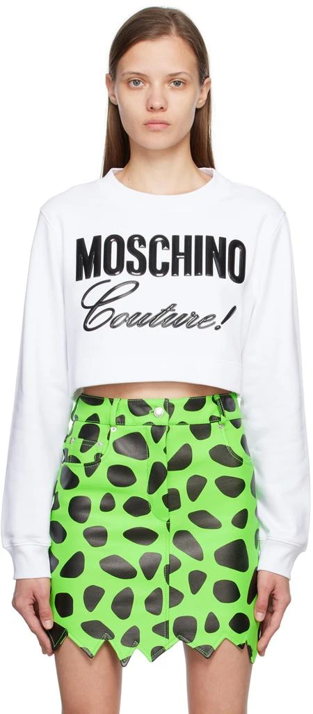 商品Moschino|White 'Moschino Couture' Sweatshirt,价格¥1274,第1张图片