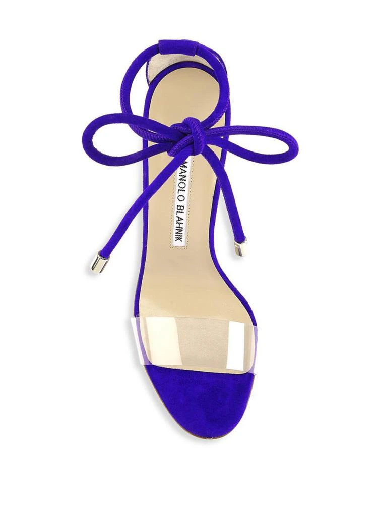 商品Manolo Blahnik|Estro Ankle Tie Stilettos,价格¥2230,第4张图片详细描述