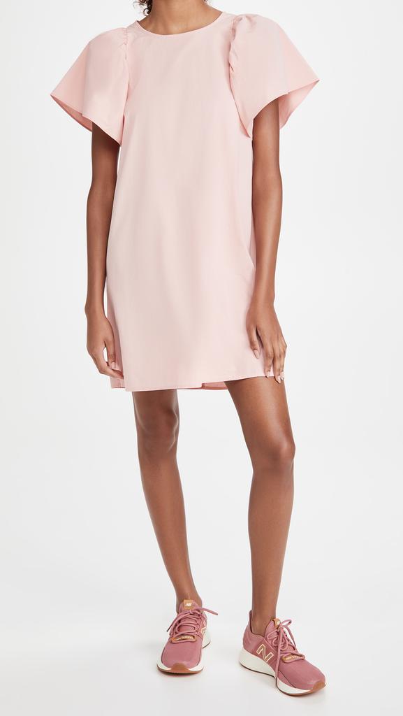 Madewell Fan Sleeve Poplin Mini Dress商品第5张图片规格展示