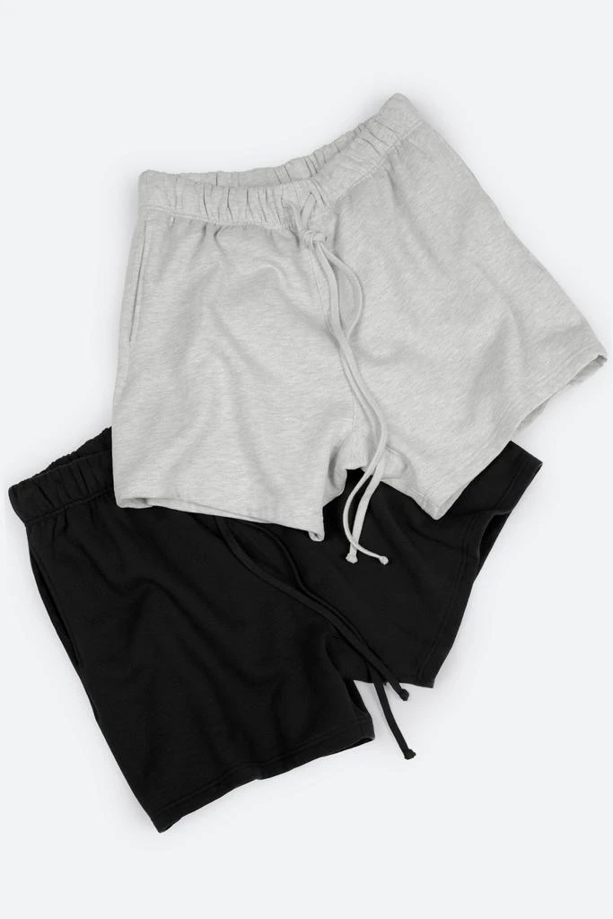商品MNML|Every Day Sweatshorts 2 Pack - Black/Grey,价格¥558,第4张图片详细描述
