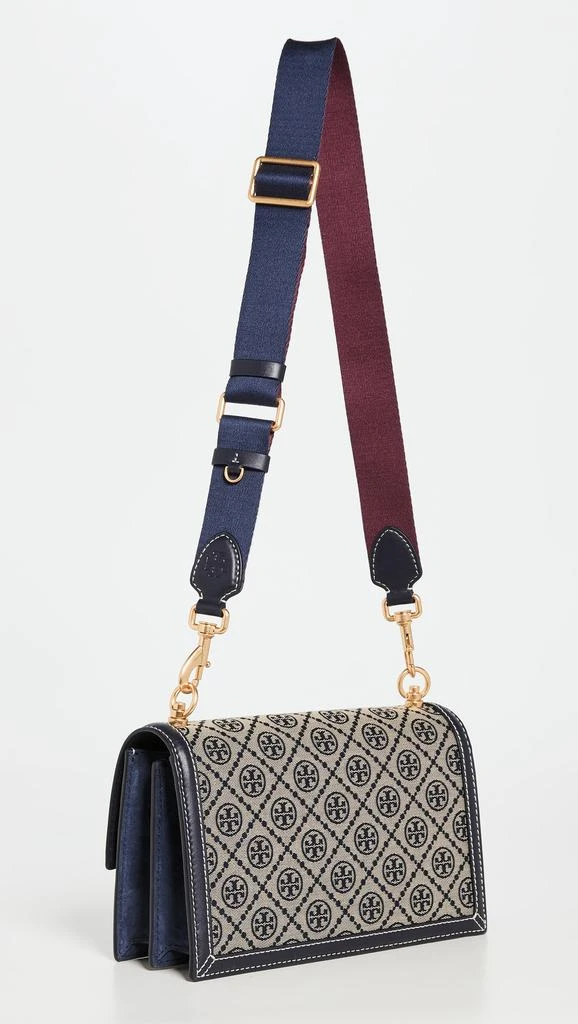 商品Tory Burch|Tory Burch T 交织字母提花织物单肩包,价格¥3562,第3张图片详细描述