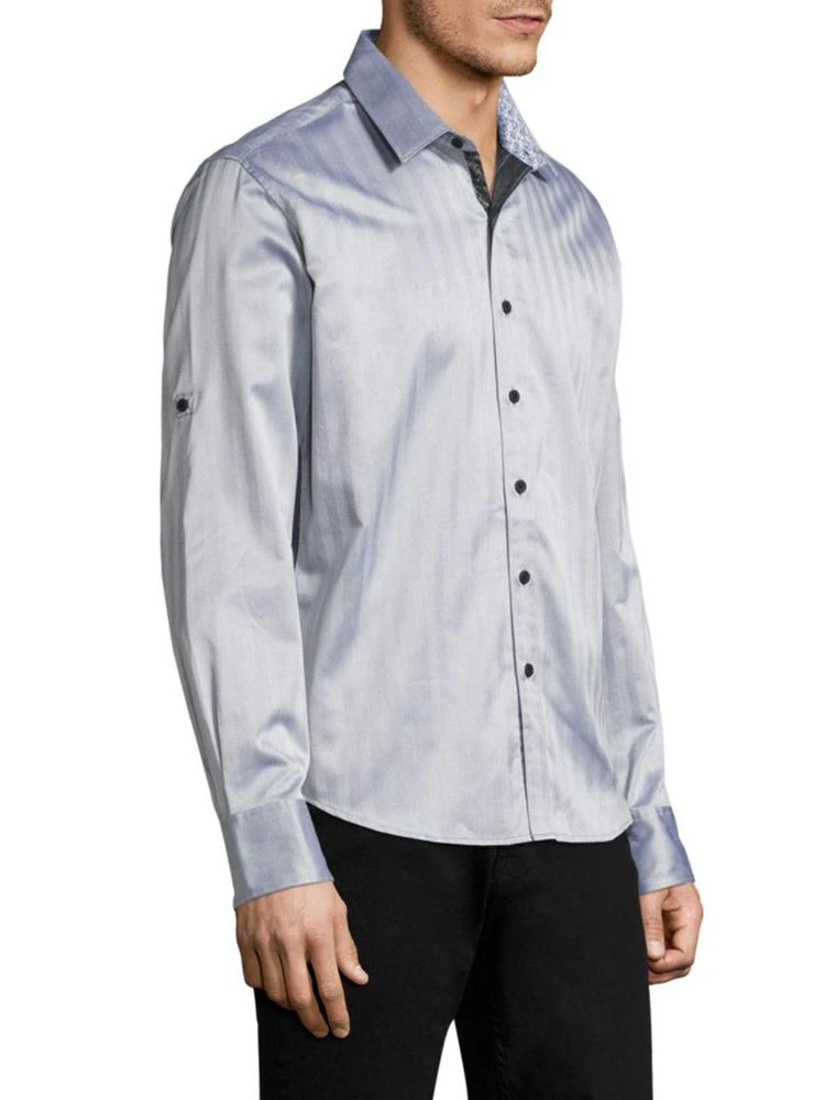 商品Robert Graham|Canton Cotton Casual Button-Down Shirt,价格¥662,第3张图片详细描述