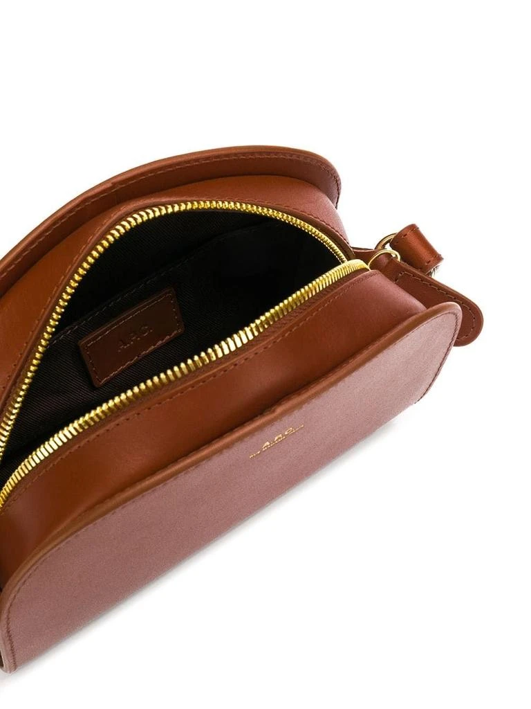 商品A.P.C.|A.p.c. women's brown leather shoulder bag,价格¥4130,第4张图片详细描述