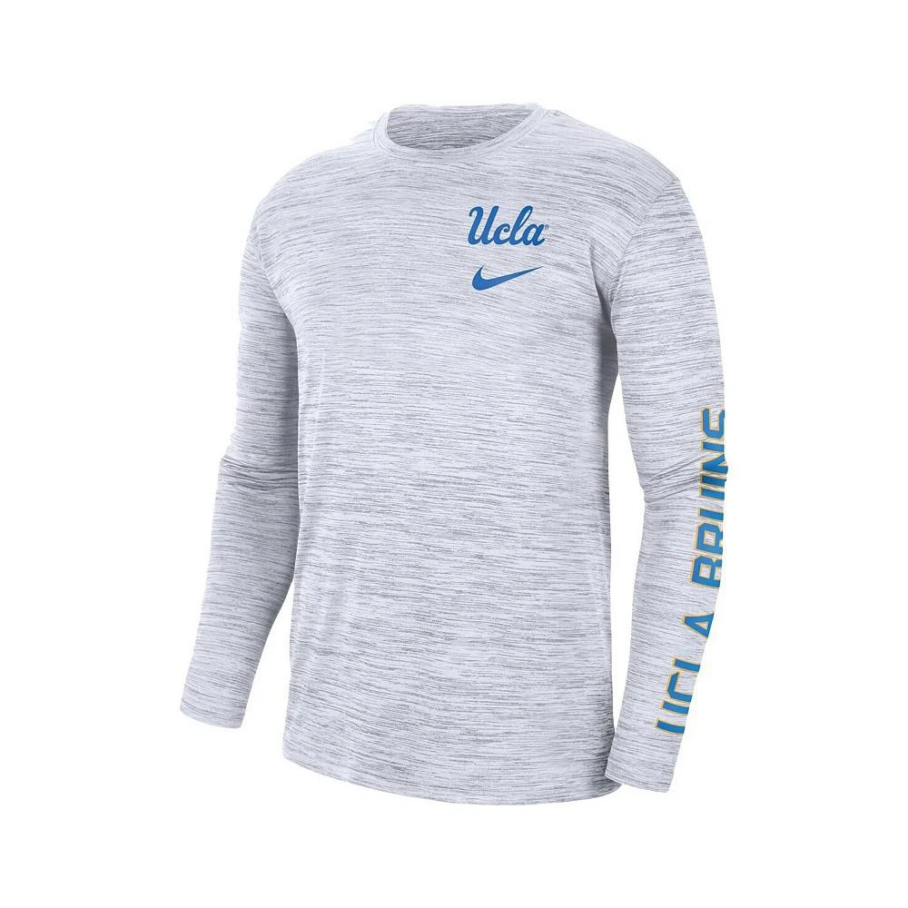 商品NIKE|Men's White UCLA Bruins Velocity Legend Team Performance Long Sleeve T-shirt,价格¥309,第2张图片详细描述