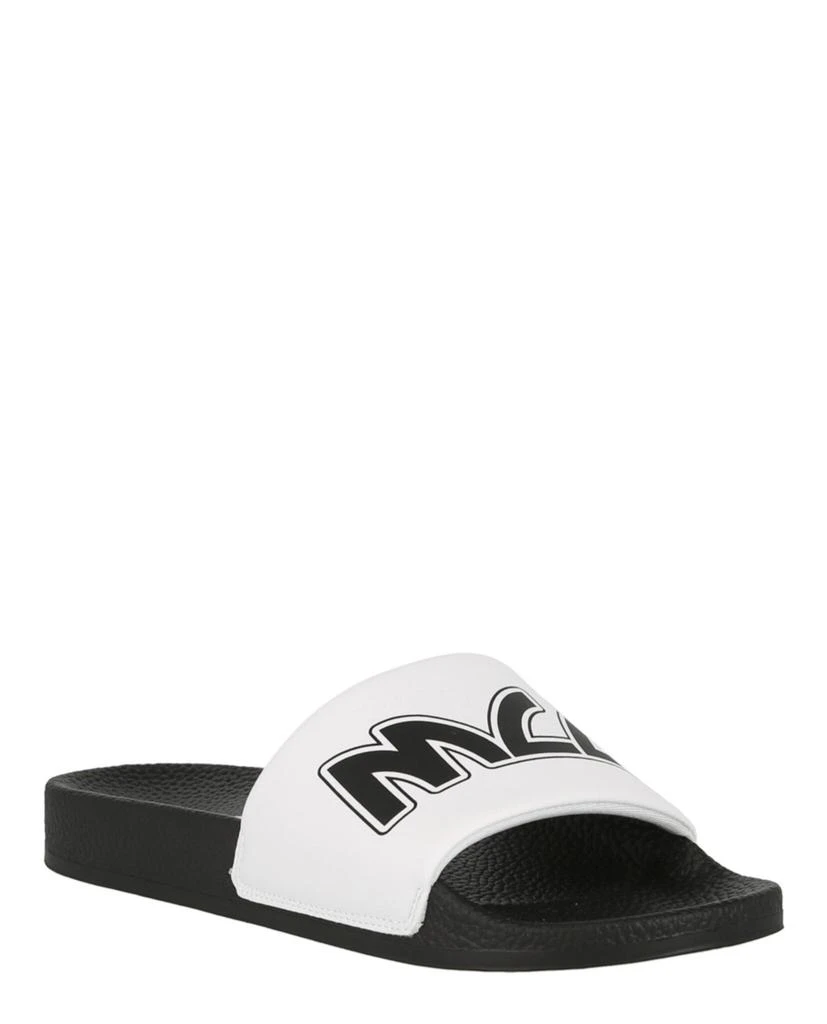 商品Alexander McQueen|Logo Rubber Pool Slides,价格¥598,第2张图片详细描述