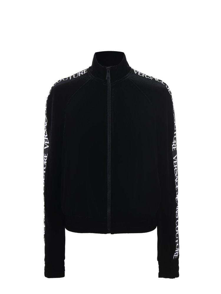 Versace Jeans Couture Logo Tape Funnel Neck Zipped Jacket商品第1张图片规格展示