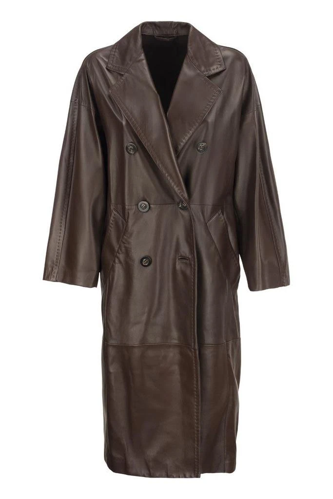 商品Max Mara|MAX MARA USSURI - 101801 Icon Coat in nappa leather,价格¥14386,第1张图片