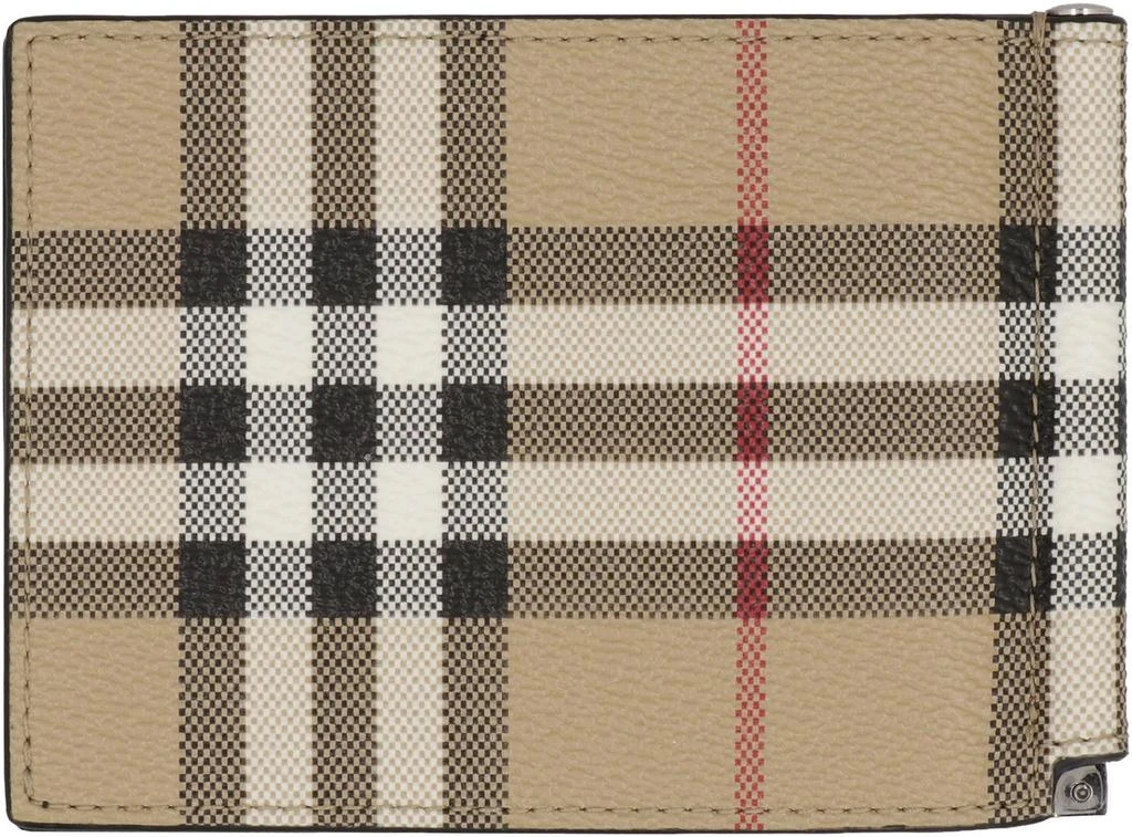 商品Burberry|Burberry Vintage Check Print Wallet,价格¥2123,第3张图片详细描述