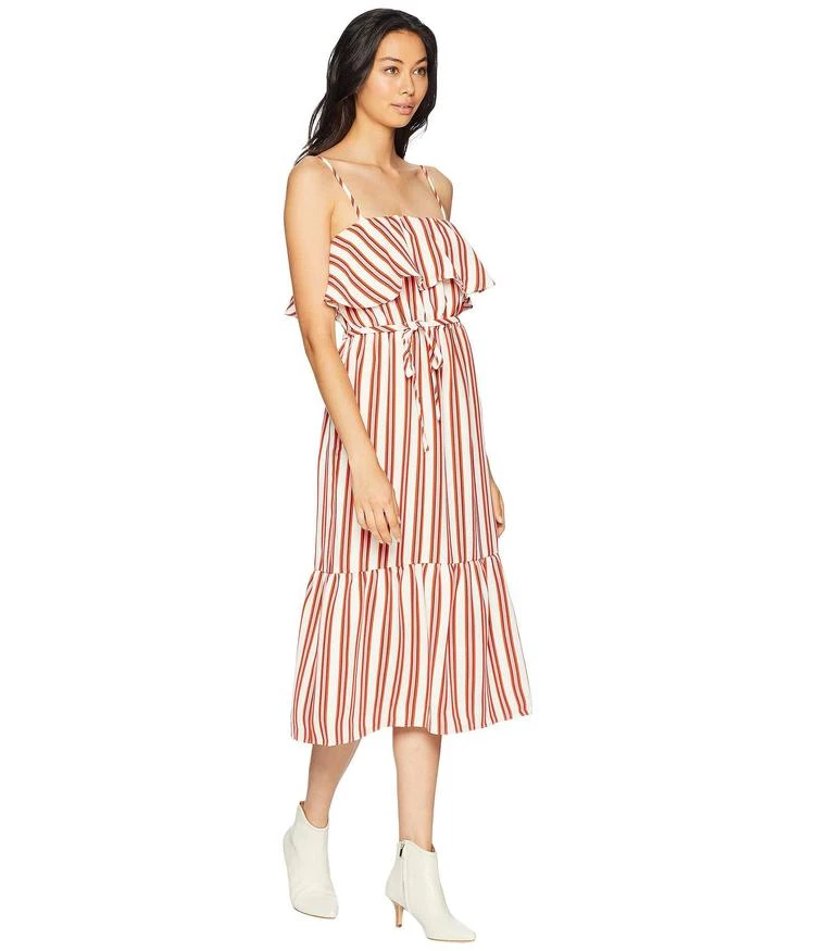 商品Juicy Couture|Bold Stripe Ruffle Midi Dress,价格¥250,第4张图片详细描述