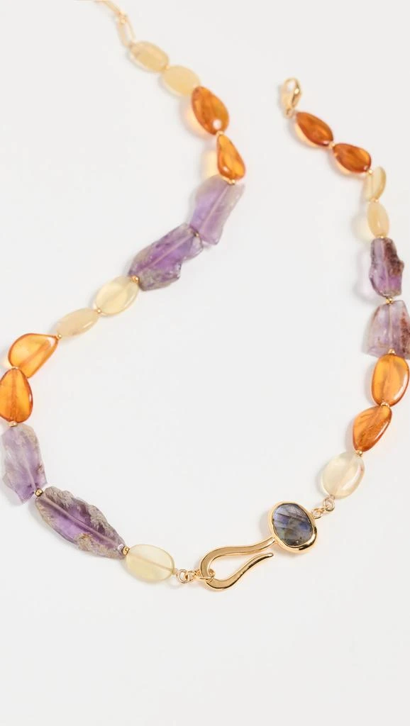 商品Chan Luu|Chan Luu 18k 镀金宝石项链,价格¥544,第4张图片详细描述