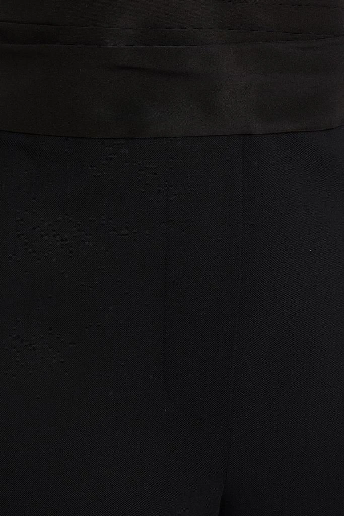 商品Oscar de la Renta|Faille-paneled wool-blend twill straight-leg pants,价格¥1934,第2张图片详细描述