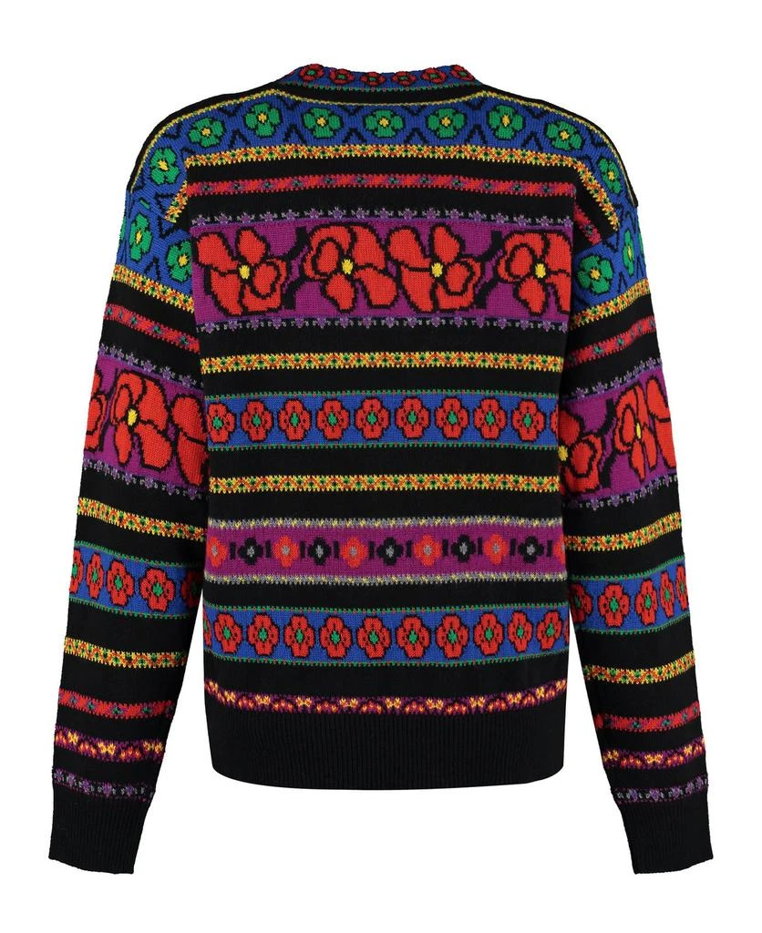 商品Kenzo|Kenzo Floral-Pattern Panelled Knitted Sweater,价格¥1998,第2张图片详细描述