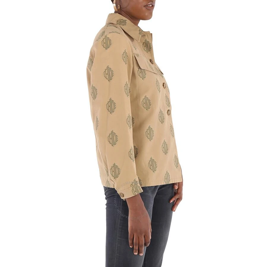 商品Chloé|Ladies Beige Embroidered Shirt Jacket,价格¥2199,第2张图片详细描述