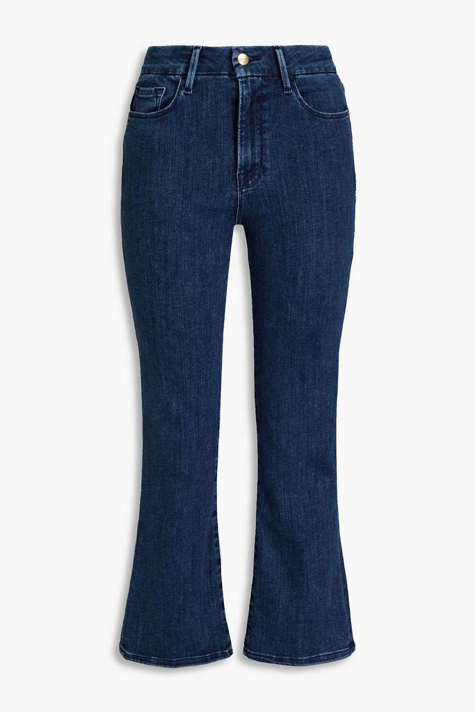 Kinley cropped high-rise kick-flare jeans商品第3张图片规格展示