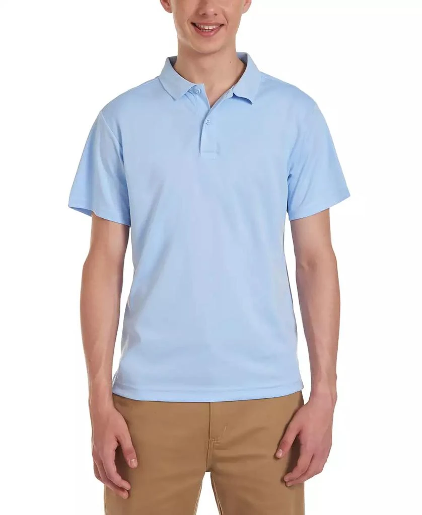 商品Nautica|Young Men Uniform Short Sleeve Performance Stretch Polo,价格¥84,第1张图片