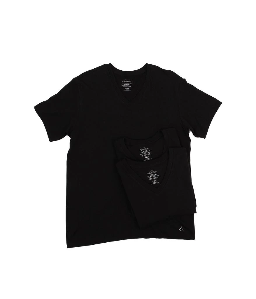 商品Calvin Klein|Cotton Classic S/S V-Neck 3-Pack M4065,价格¥317,第1张图片