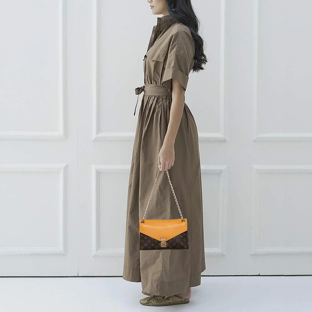 商品[二手商品] Louis Vuitton|Louis Vuitton Safran Monogram Canvas and Leather Pallas Chain Bag,价格¥10277,第2张图片详细描述