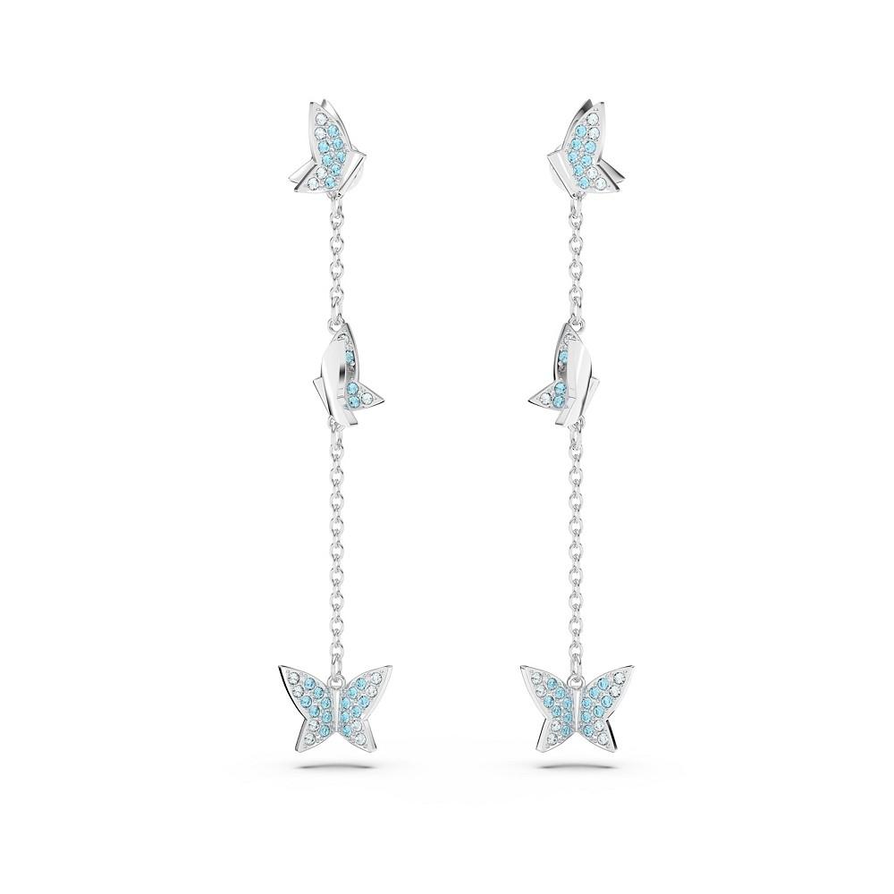 Crystal Butterfly Lilia Drop Earrings商品第1张图片规格展示