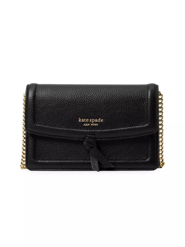 商品Kate Spade|Knott Pebbled Leather Crossbody Bag,价格¥1850,第1张图片