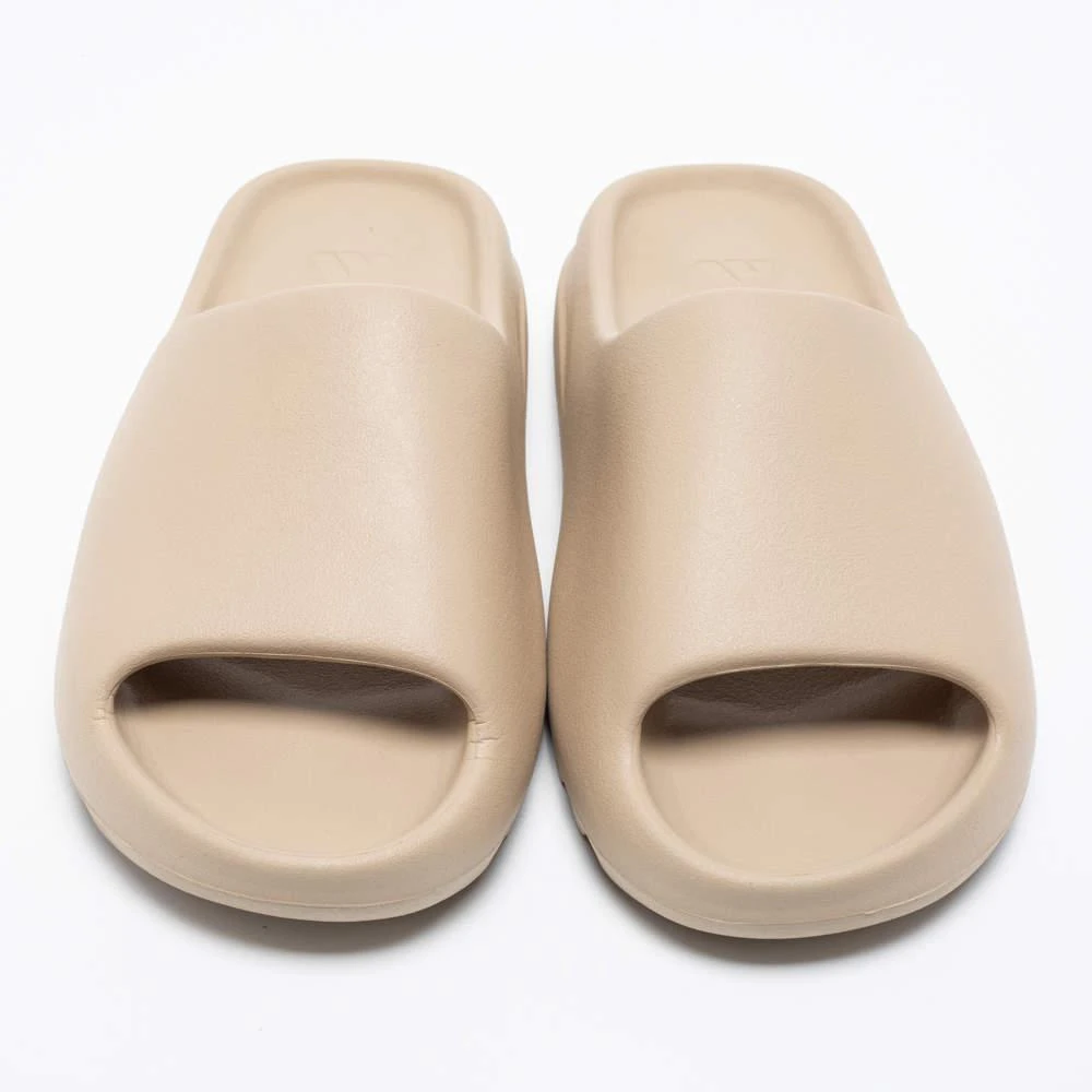 商品YEEZY|Yeezy x adidas Beige Rubber Slide Pure Flat Sandals Size 42 ,价格¥2707,第3张图片详细描述