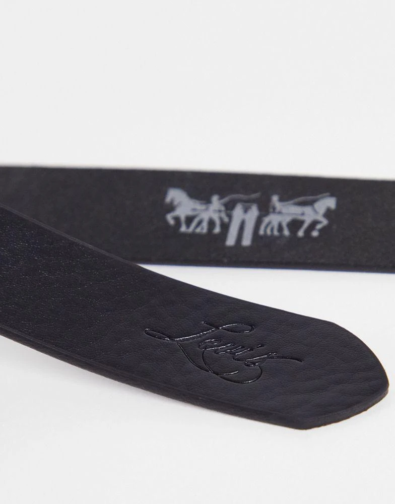 商品Levi's|Levi's leather belt in black,价格¥217,第4张图片详细描述