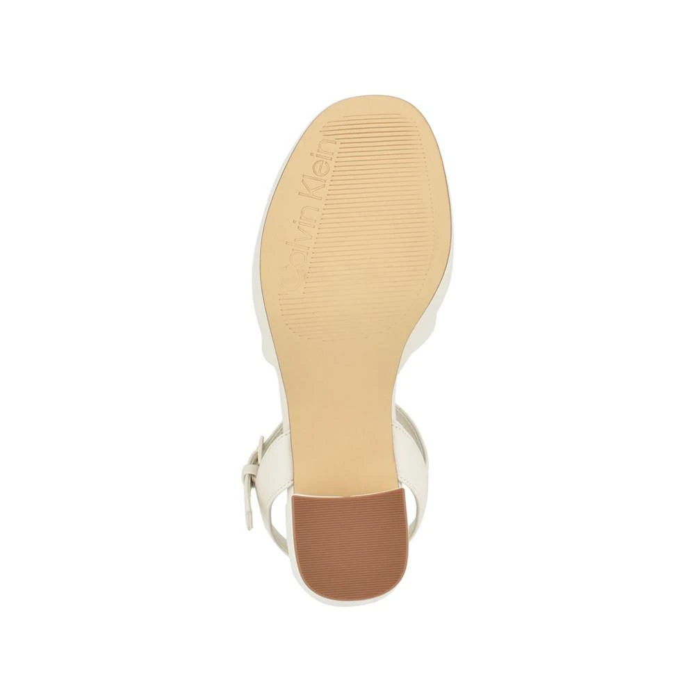 商品Calvin Klein|Women's Lorita High Block Heel Dress Sandals,价格¥421,第5张图片详细描述
