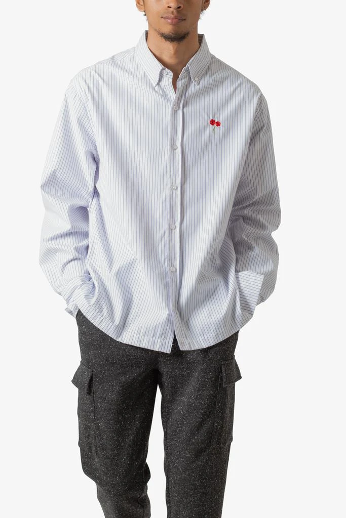 Poppy Striped Oxford Shirt - Blue/White 商品