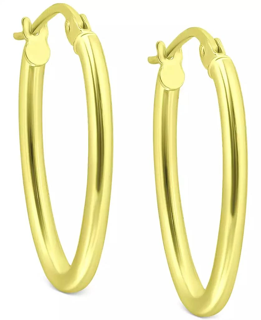 商品Giani Bernini|Polished Oval Small Hoop Earrings, 20mm, Created for Macy's,价格¥74,第3张图片详细描述