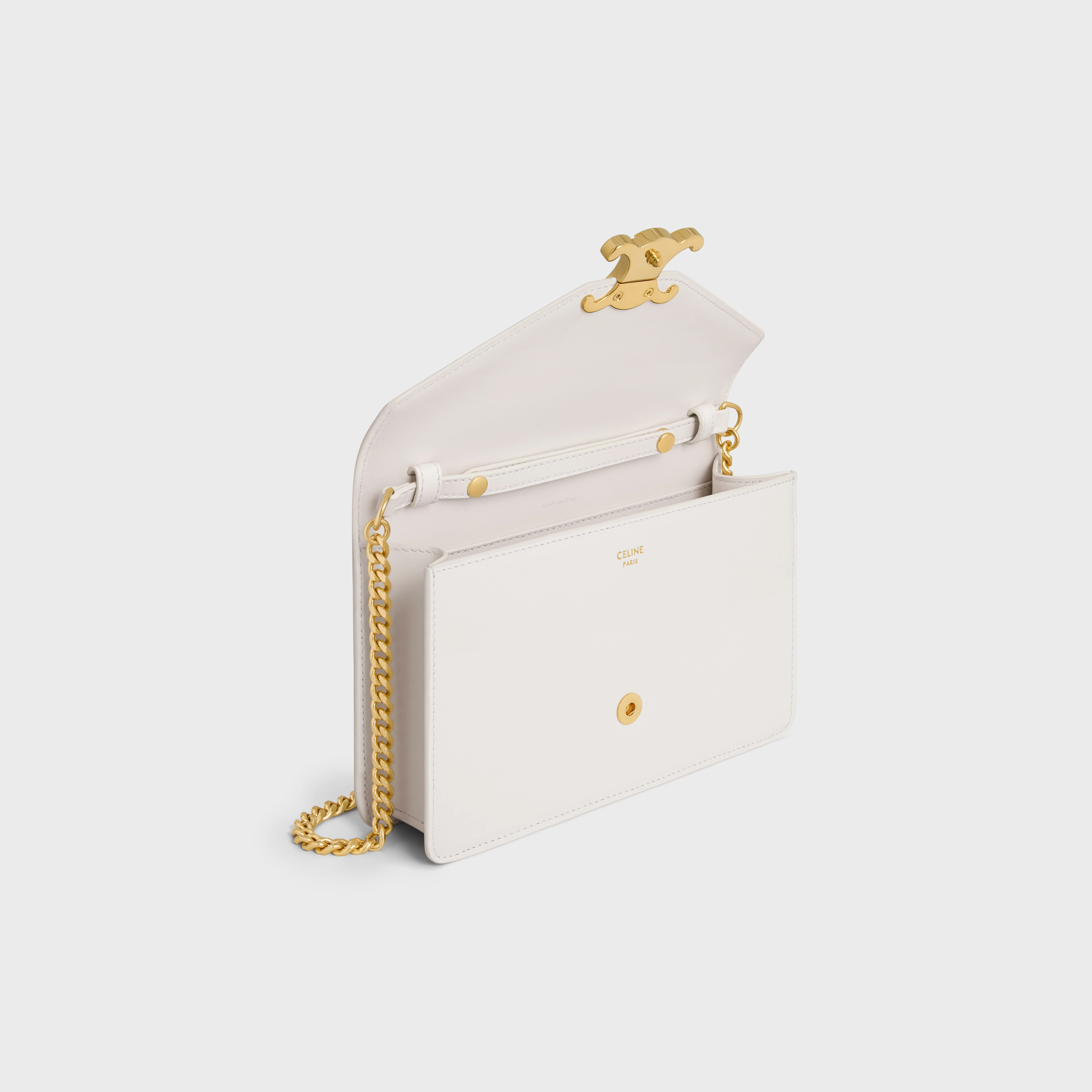 【预售】 赛琳 25春夏 女士 单肩包 POCHETTE AVEC CHAÎNE MARGO EN VEAU BRILLANT 10L033DPV.01RC  商品