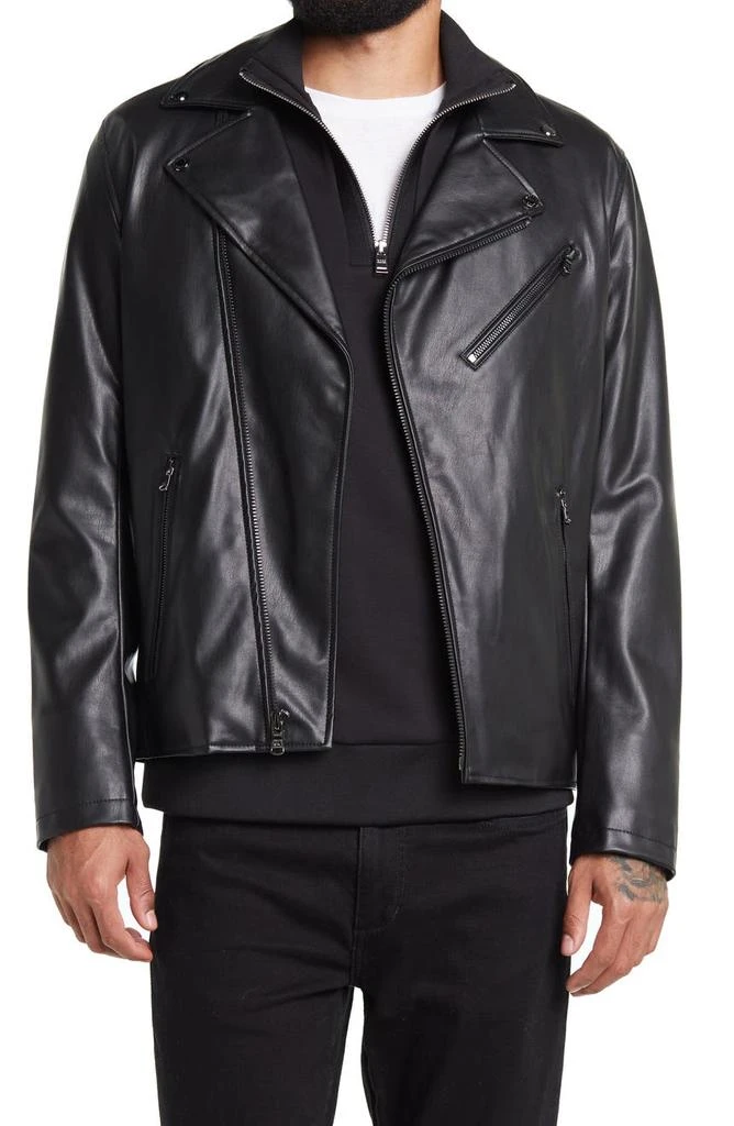 商品Michael Kors|Perfecto Faux Leather Moto Jacket,价格¥737,第1张图片