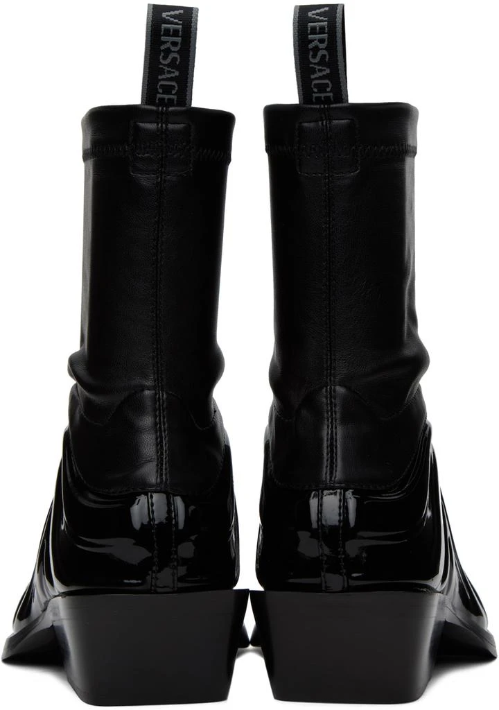 商品Versace|Black Solare Boots,价格¥3066,第2张图片详细描述