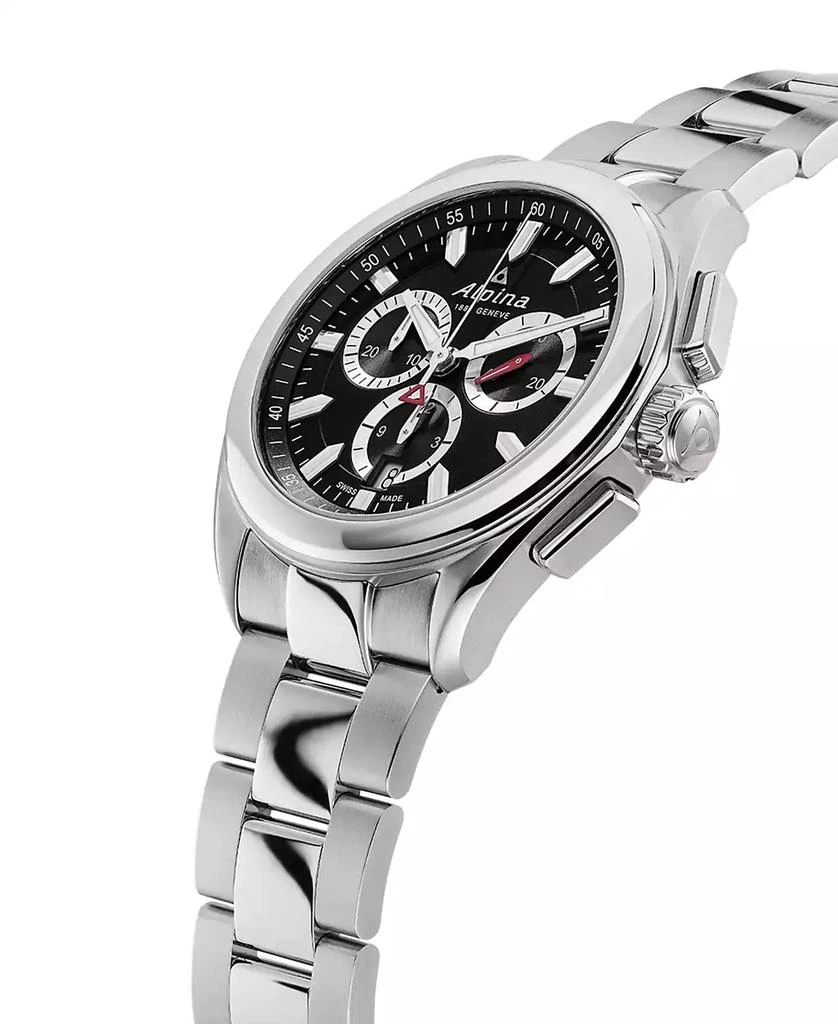 商品Alpina|Men's Swiss Chronograph Alpiner Stainless Steel Bracelet Watch 42mm,价格¥9679,第2张图片详细描述