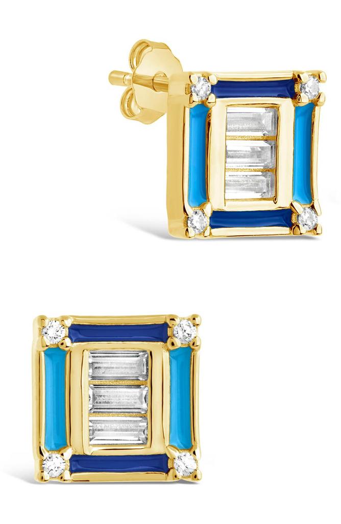 Luella CZ Stud Earrings商品第4张图片规格展示