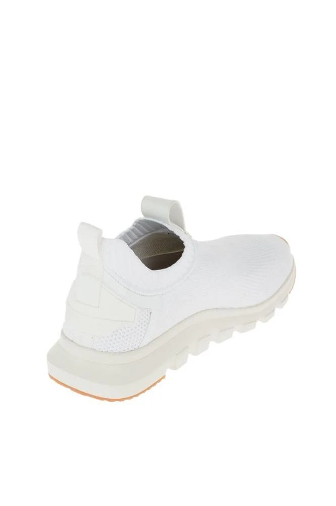 商品Zegna|Ermenegildo zegna men's white other materials slip on sneakers,价格¥3156,第3张图片详细描述