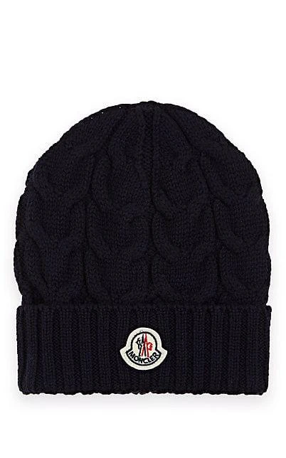 商品Moncler|Kids' Cable-Stitch Wool Beanie,价格¥820,第1张图片