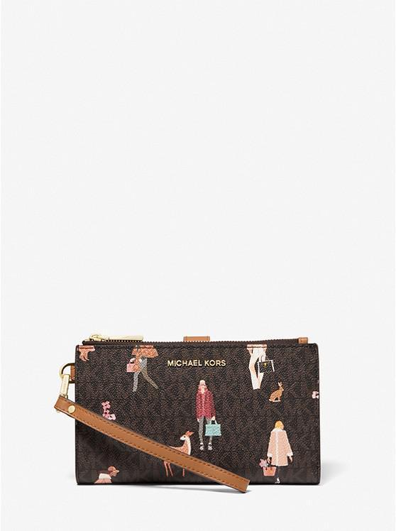 商品Michael Kors|Adele Jet Set Girls Logo Smartphone Wallet,价格¥640,第1张图片