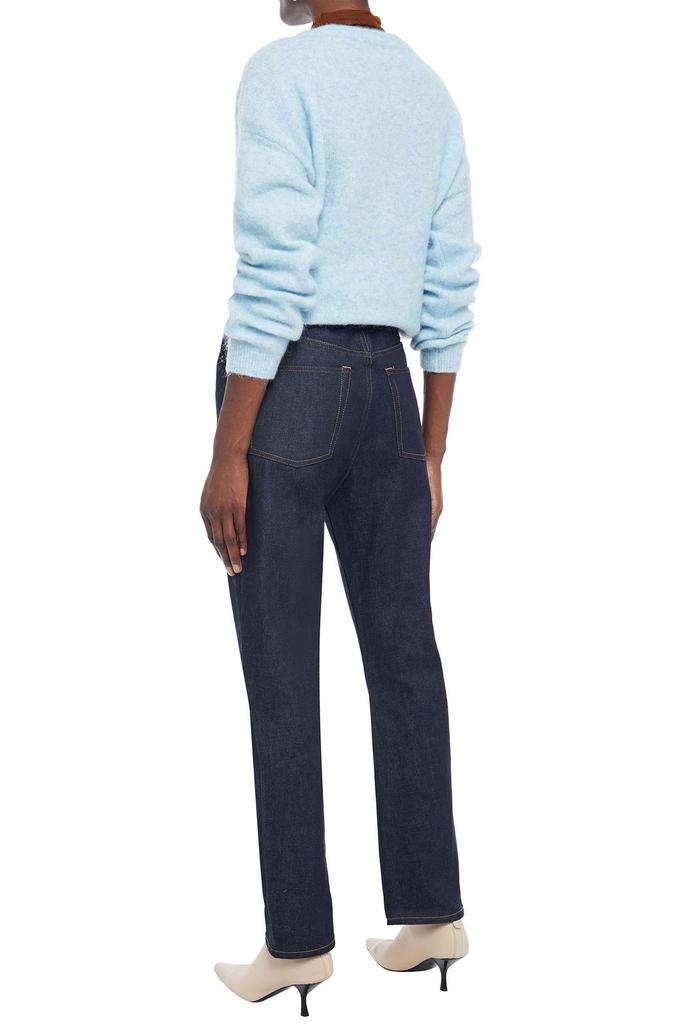 Log high-rise straight-leg jeans商品第3张图片规格展示