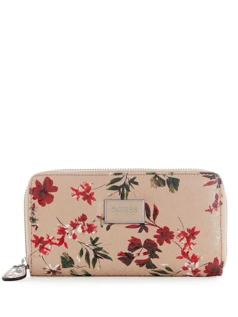 商品Guess Factory|Abree Zip-Around Wallet,价格¥166,第1张图片详细描述